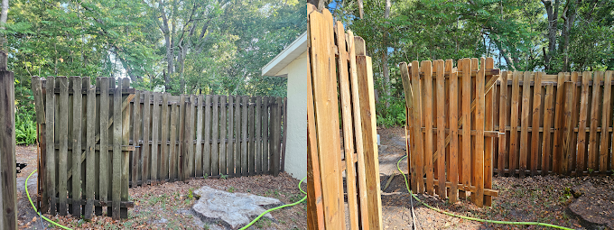 Expert Wood Fence Cleaning & Restoration Completed in DeLand, FL Thumbnail